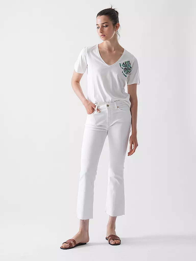 7 FOR ALL MANKIND | Jeans évasé DAISY | Blanc