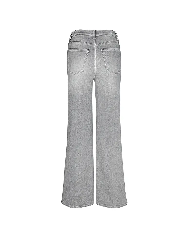 7 FOR ALL MANKIND | Jeans taille haute à jambes larges JO PANALU | hellgrau