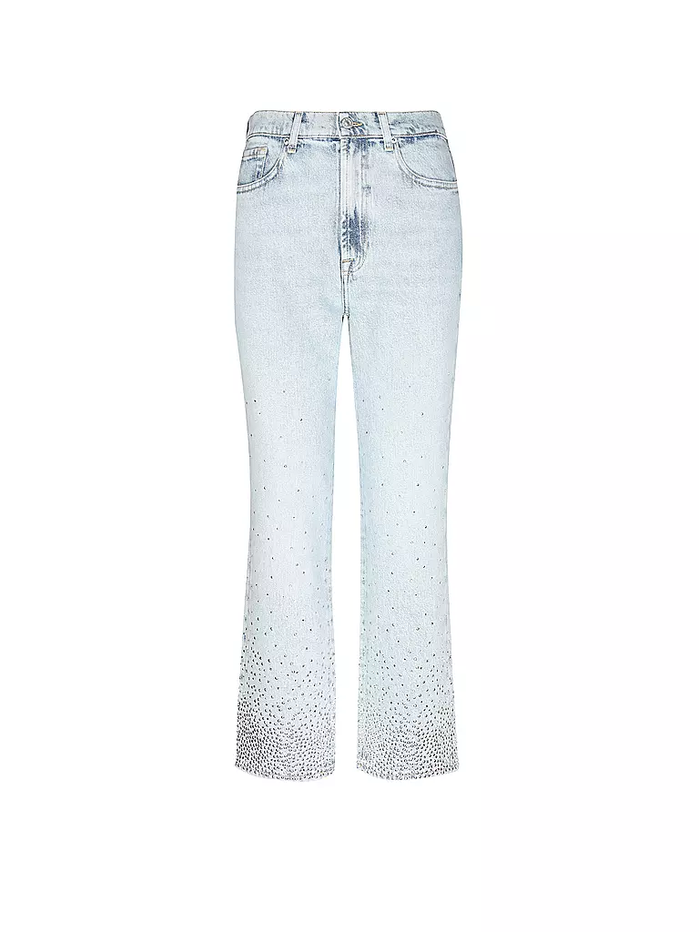 7 FOR ALL MANKIND | Jeans Wide Leg LOGAN STOVEPIPE JUICY | Bleu clair