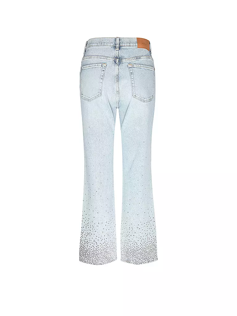 7 FOR ALL MANKIND | Jeans Wide Leg LOGAN STOVEPIPE JUICY | Bleu clair