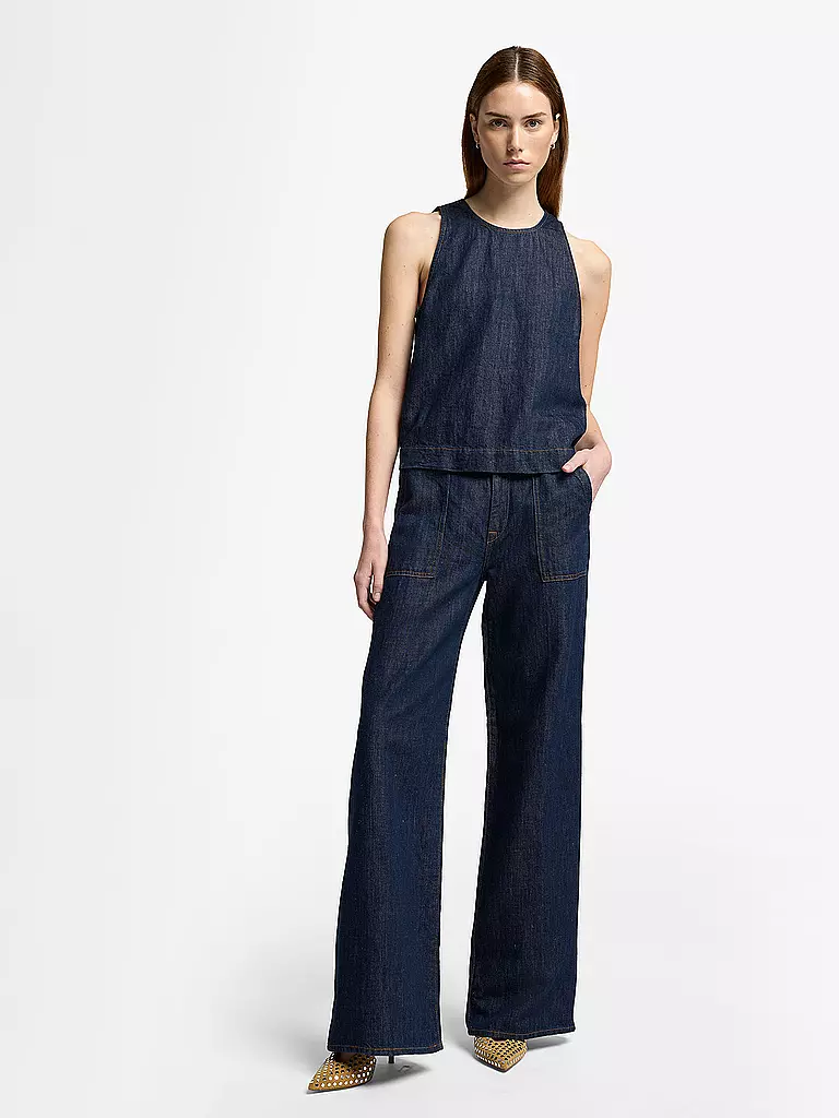 7 FOR ALL MANKIND | Jeans Wide Leg LOTTA | Bleu foncé