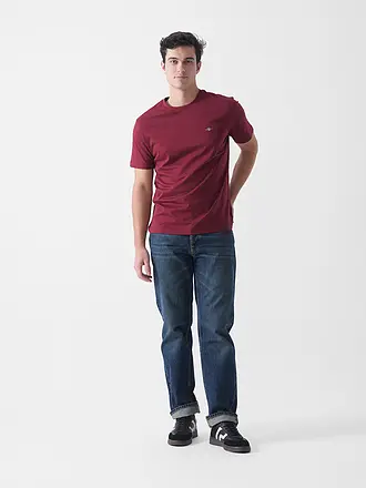 GANT | T-shirt | dunkelrot