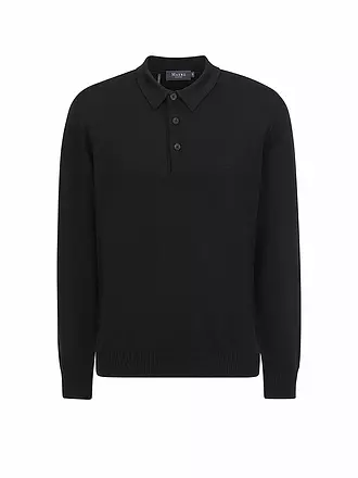MAERZ | Polo-Pull | schwarz