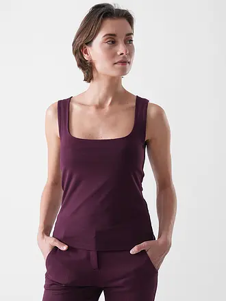 RIANI | Top | dunkelrot