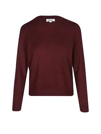 S.OLIVER | Pull-over | dunkelrot