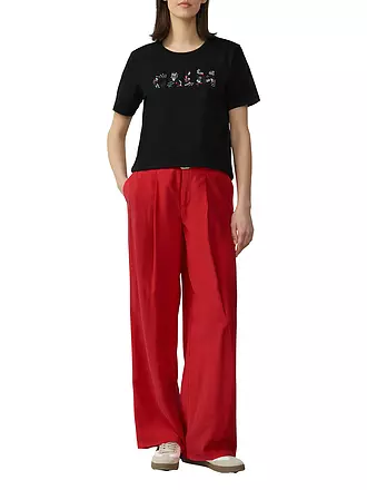 S.OLIVER | T-shirt | schwarz