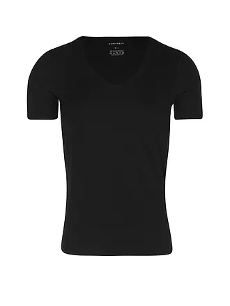 SCHIESSER | T-shirt | schwarz