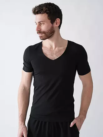 SCHIESSER | T-shirt | schwarz