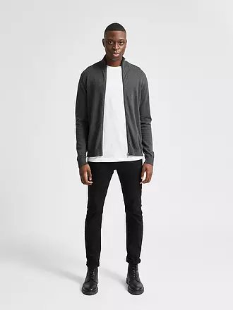 SELECTED | Cardigan | grau