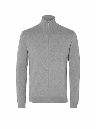 SELECTED | Cardigan | grau
