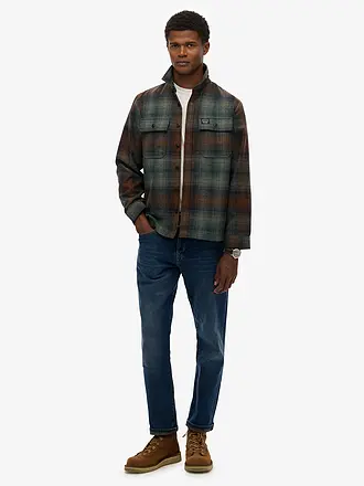 SUPERDRY | Surchemise | braun