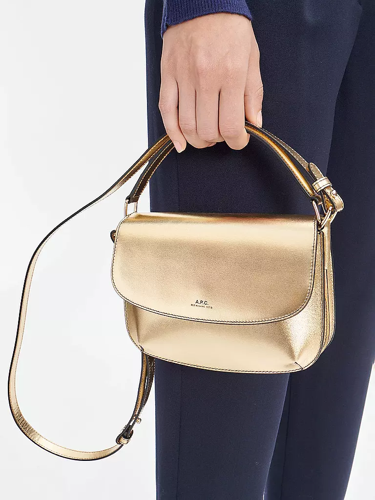 A.P.C. | Ledertasche - Mini Bag SARAH  | Or