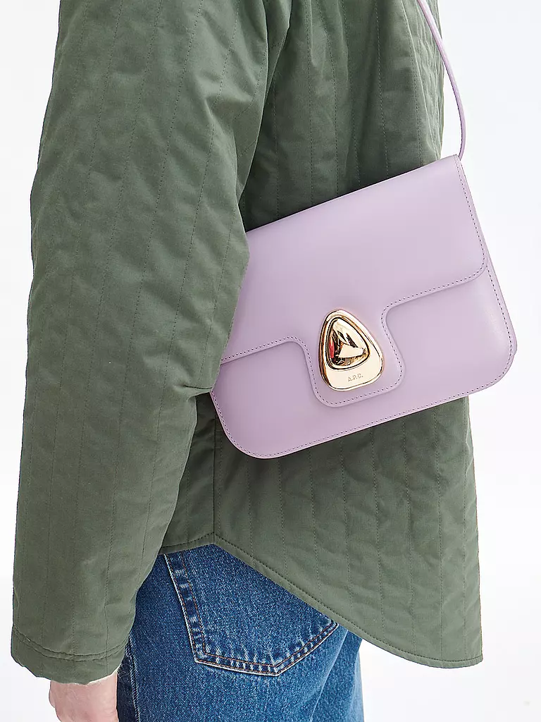 A.P.C. | Ledertasche - Umhängetasche ASTRA Small | Lilas