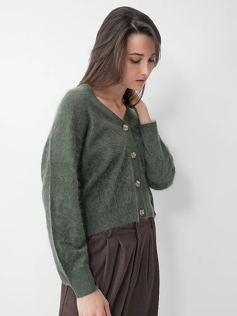 ABSOLUT | Cardigan en cachemire GLORIA | olive