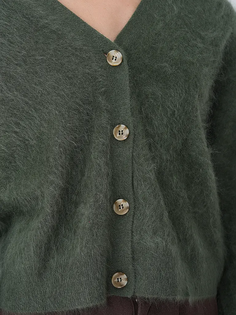 ABSOLUT | Cardigan en cachemire GLORIA | olive