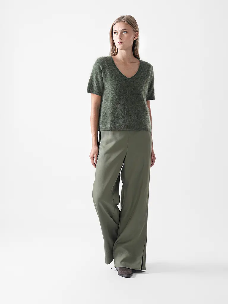 ABSOLUT | Pull en cachemire NICOLETTA | olive