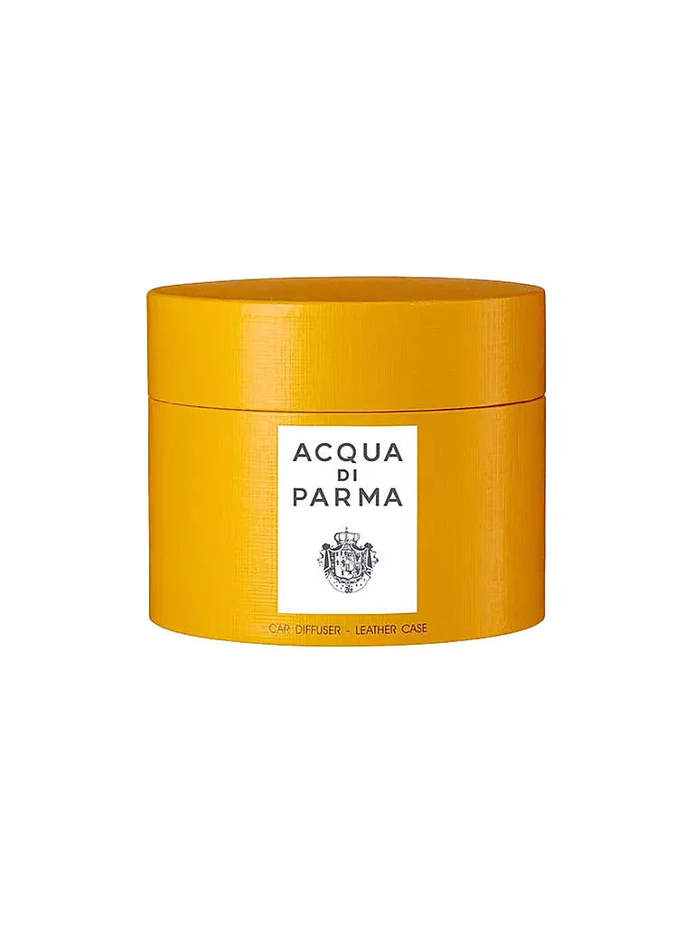 ACQUA DI PARMA | Boîtier diffuseur de parfum voiture (cuir de veau) | Camel