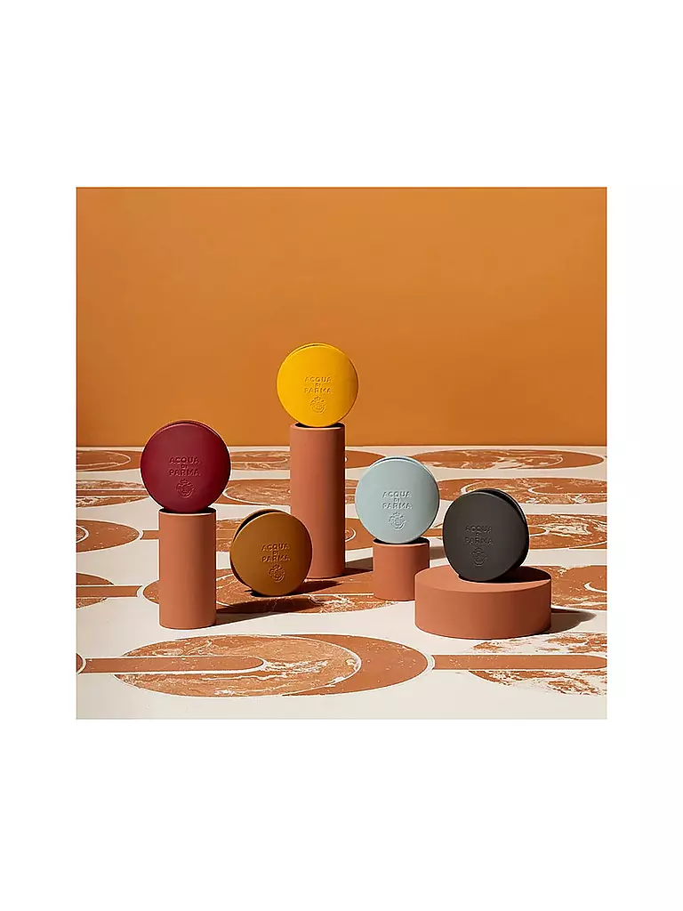 ACQUA DI PARMA | Boîtier diffuseur de parfum voiture (cuir de veau) | Camel