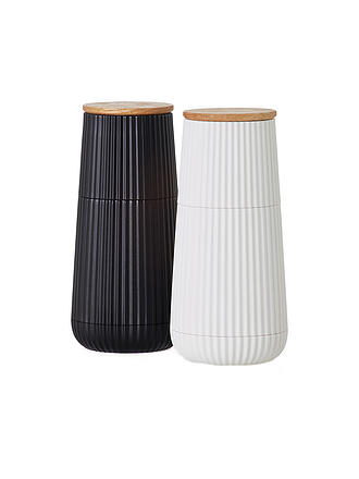 AD HOC | Ensemble de moulins à sel et à poivre 2 pièces 12cm SCAPE Noir / Blanc