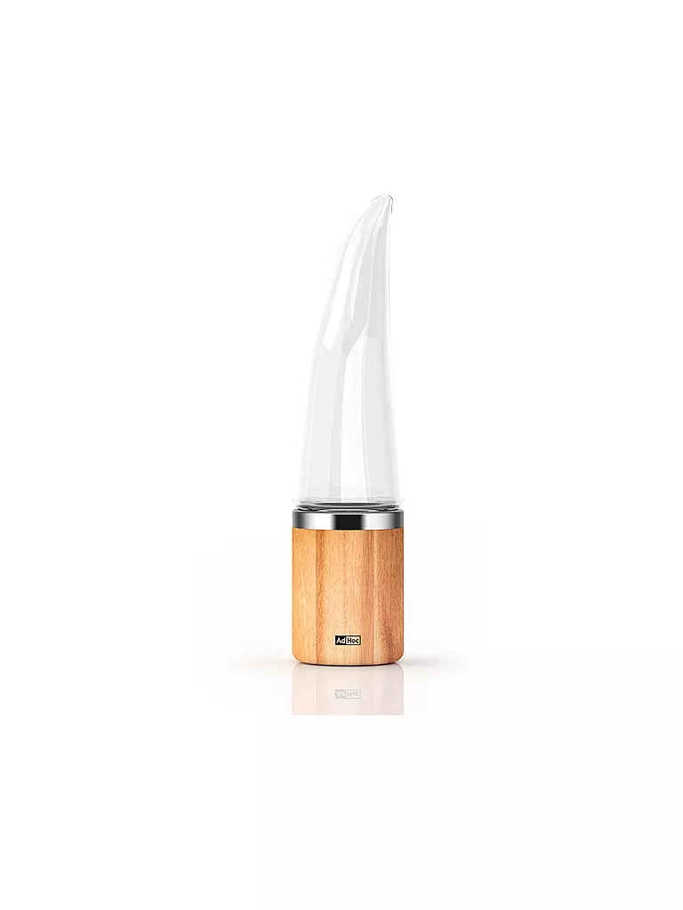 AD HOC | Coupe-piment 22cm PEPERONE verre/acacia/acier inoxydable | Marron