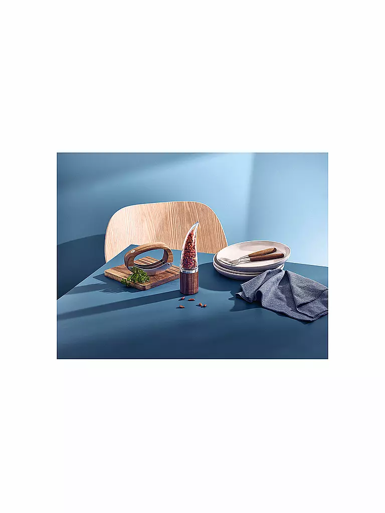 AD HOC | Coupe-piment 22cm PEPERONE verre/acacia/acier inoxydable | 