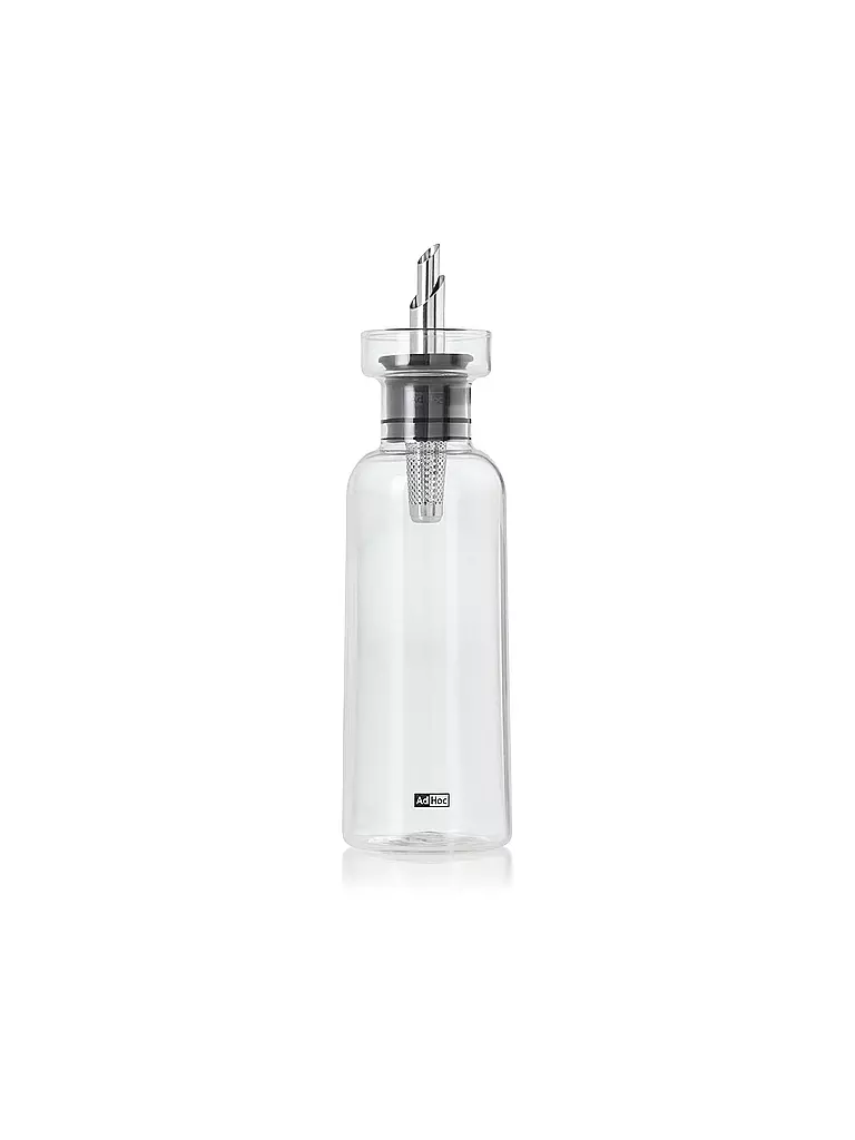 AD HOC | Distributeur d'huile ou de vinaigre AROMA POUR 300ml verre / acier inoxydable | Transparent