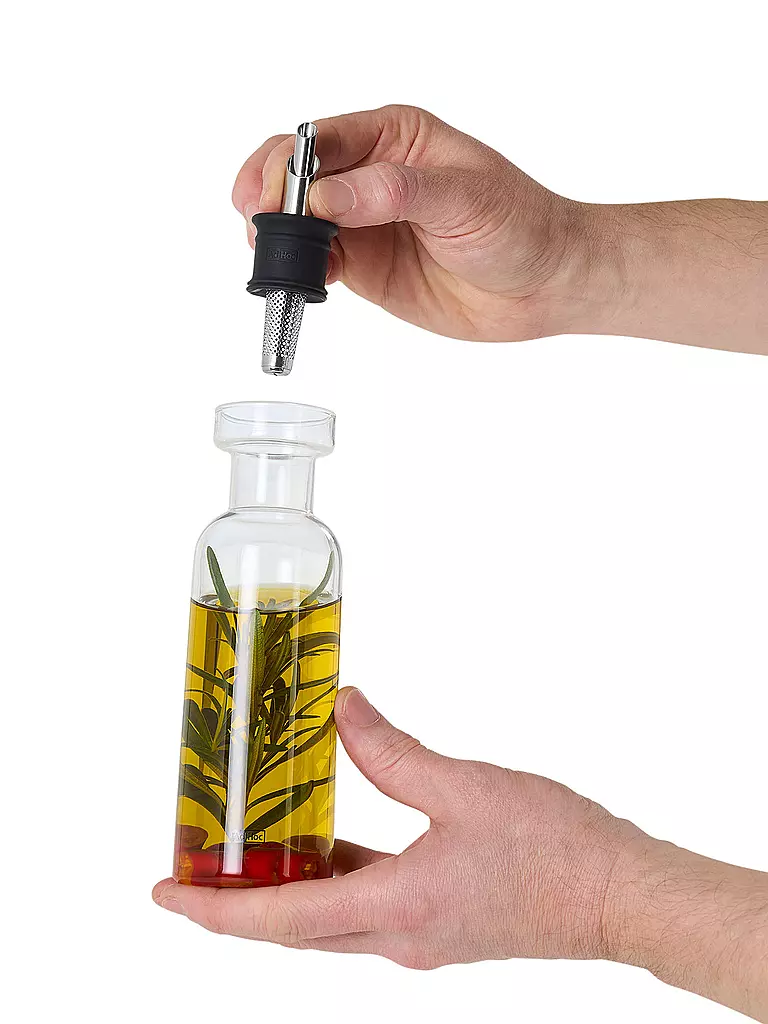 AD HOC | Distributeur d'huile ou de vinaigre AROMA POUR 300ml verre / acier inoxydable | 