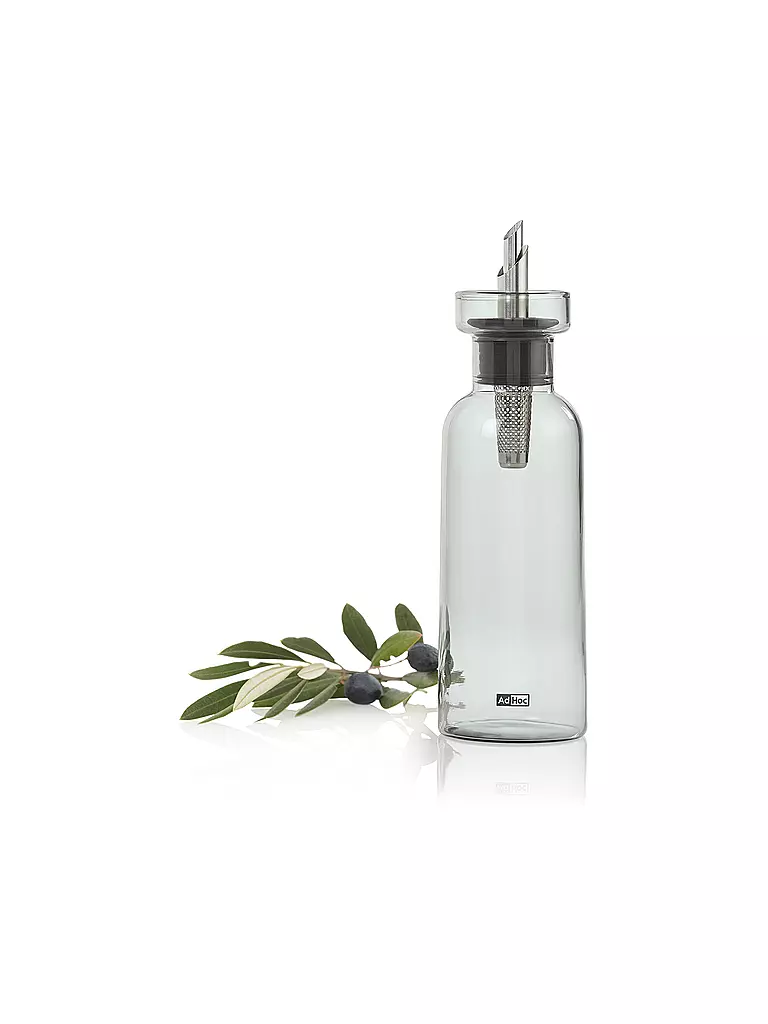 AD HOC | Distributeur de vinaigre ou d'huile AROMA POUR 300ml verre / acier inoxydable | 
