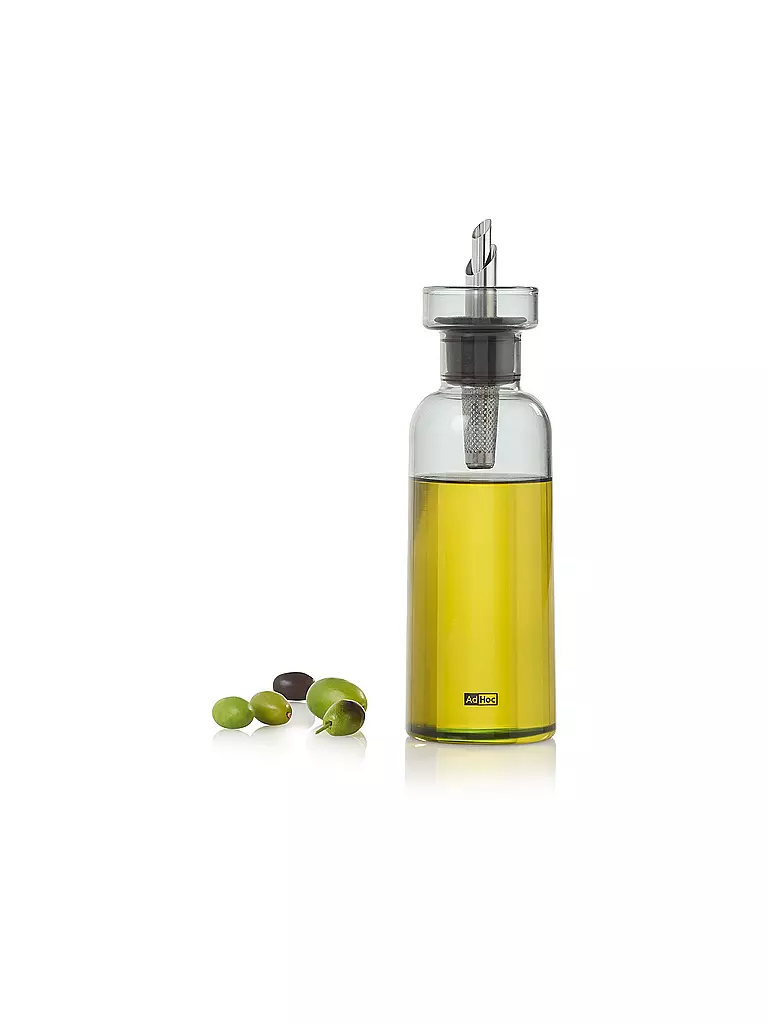 AD HOC | Distributeur de vinaigre ou d'huile AROMA POUR 300ml verre / acier inoxydable | 