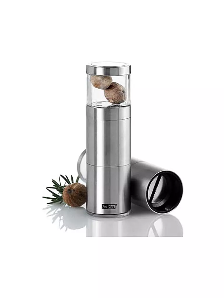 AD HOC | Moulin à muscade MUSKATINO 12,5cm | Argent