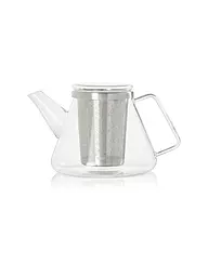 AD HOC | Théière Fusion 1L Verre/Acier inoxydable | Transparent