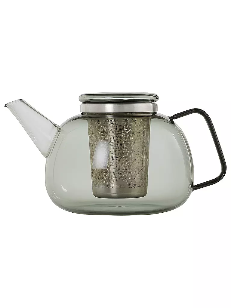 AD HOC | Théière YUNA 1,6L Verre/Gris | grau