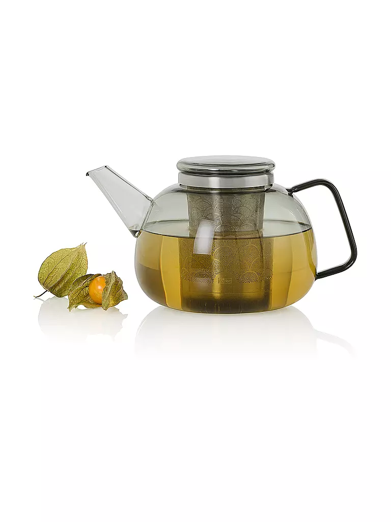 AD HOC | Théière YUNA 1,6L Verre/Gris | grau