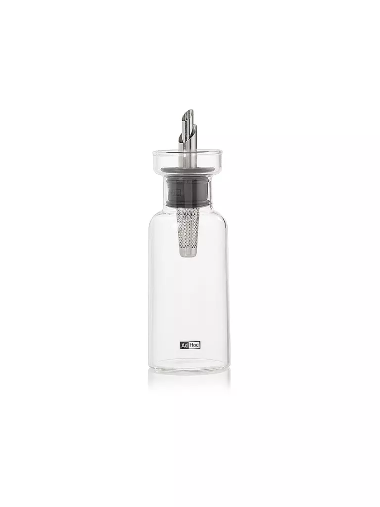 AD HOC | Vinaigrier ou huilier AROMA POUR 120ml verre/acier inoxydable | hellgrau