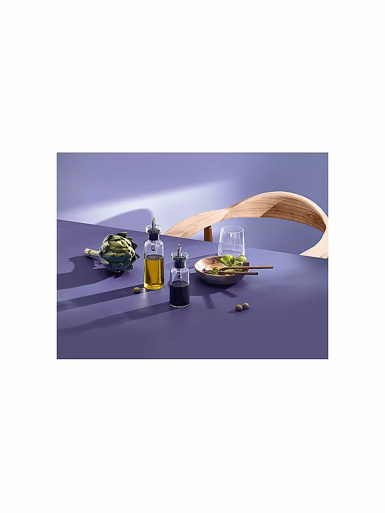 AD HOC | Vinaigrier ou huilier AROMA POUR 120ml verre/acier inoxydable | 