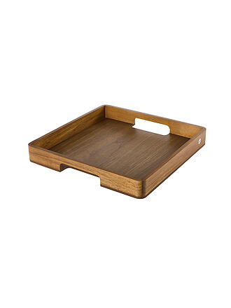 ADHOC | Plateau de service SERVE 40xx40cm acacia / noyer