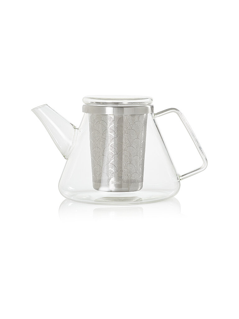 Théière Fusion 1L Verre/Acier inoxydable