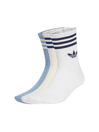 ADIDAS ORIGINALS | Chaussettes, lot de 3, blanc / tacblu / crewht