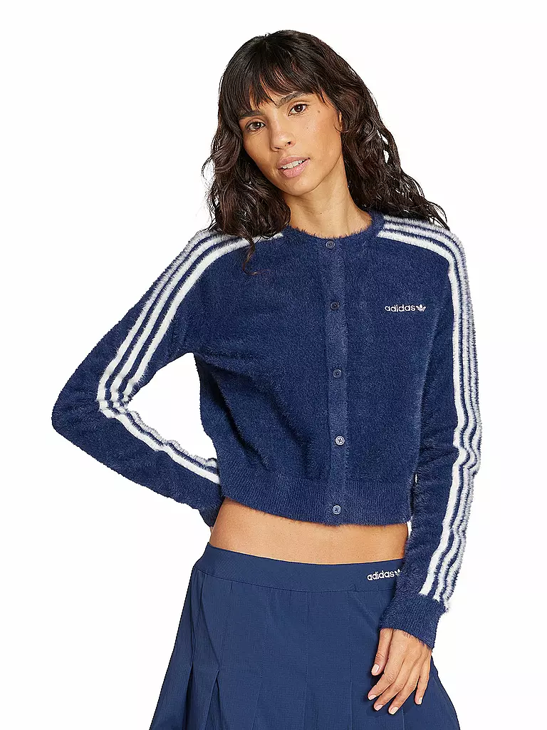 ADIDAS ORIGINALS | Cardigan FLUFFY | Bleu foncé