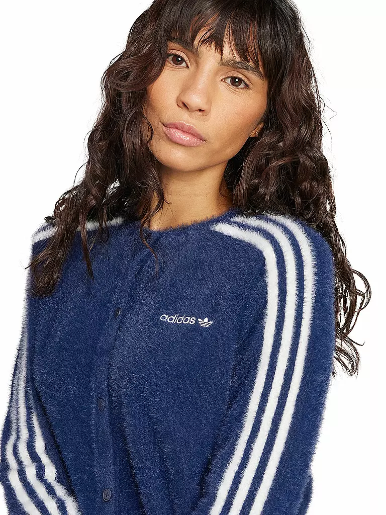 ADIDAS ORIGINALS | Cardigan FLUFFY | Bleu foncé