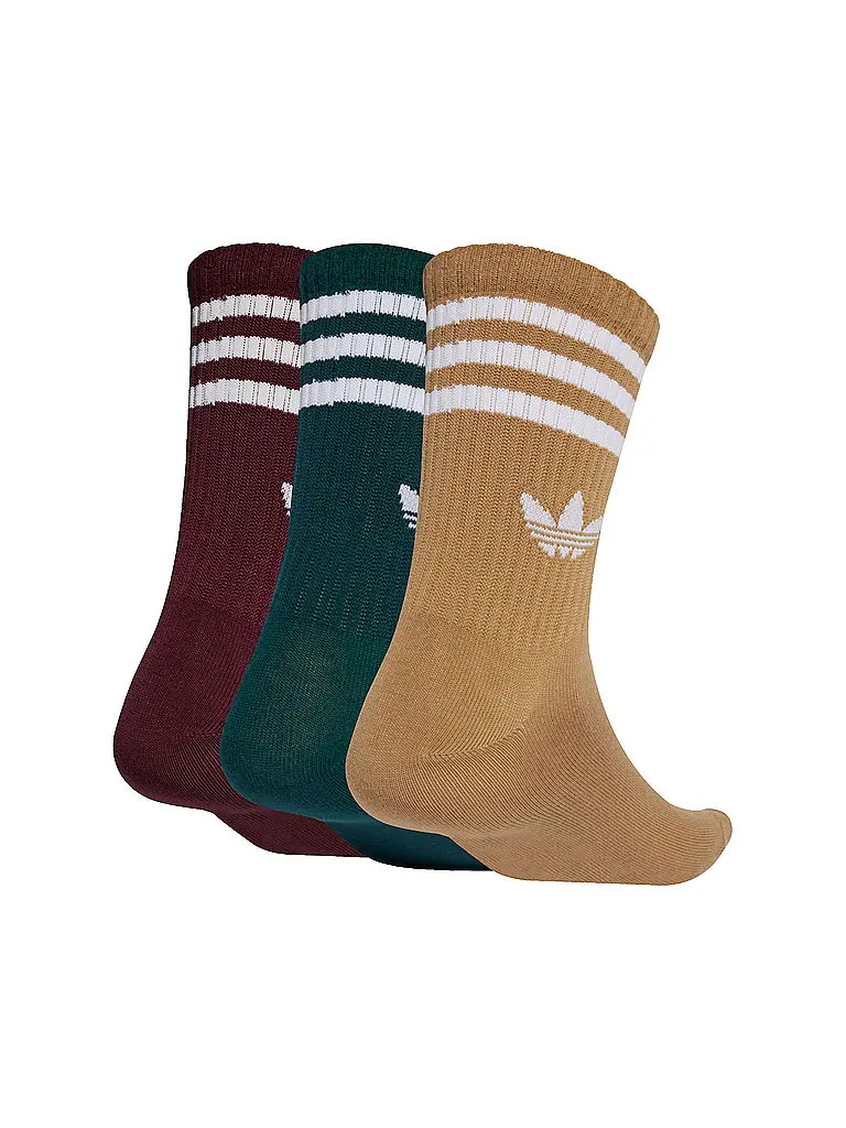 ADIDAS ORIGINALS | Chaussettes, lot de 3, marron | 