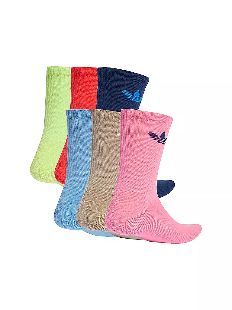 ADIDAS ORIGINALS | Chaussettes, lot de 6 ashblu/nindig/lucred | 