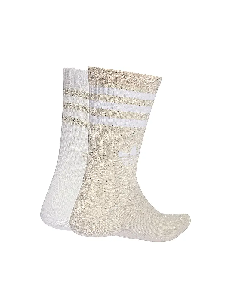 ADIDAS ORIGINALS | Chaussettes §S GLITTER, lot de 2 icgome/blanc | Beige