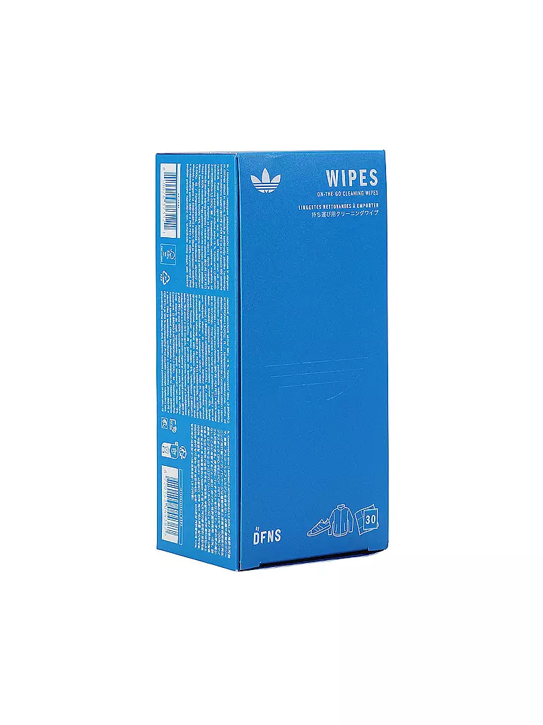 ADIDAS ORIGINALS | Lingettes nettoyantes pour baskets, paquet de 30 | Blanc