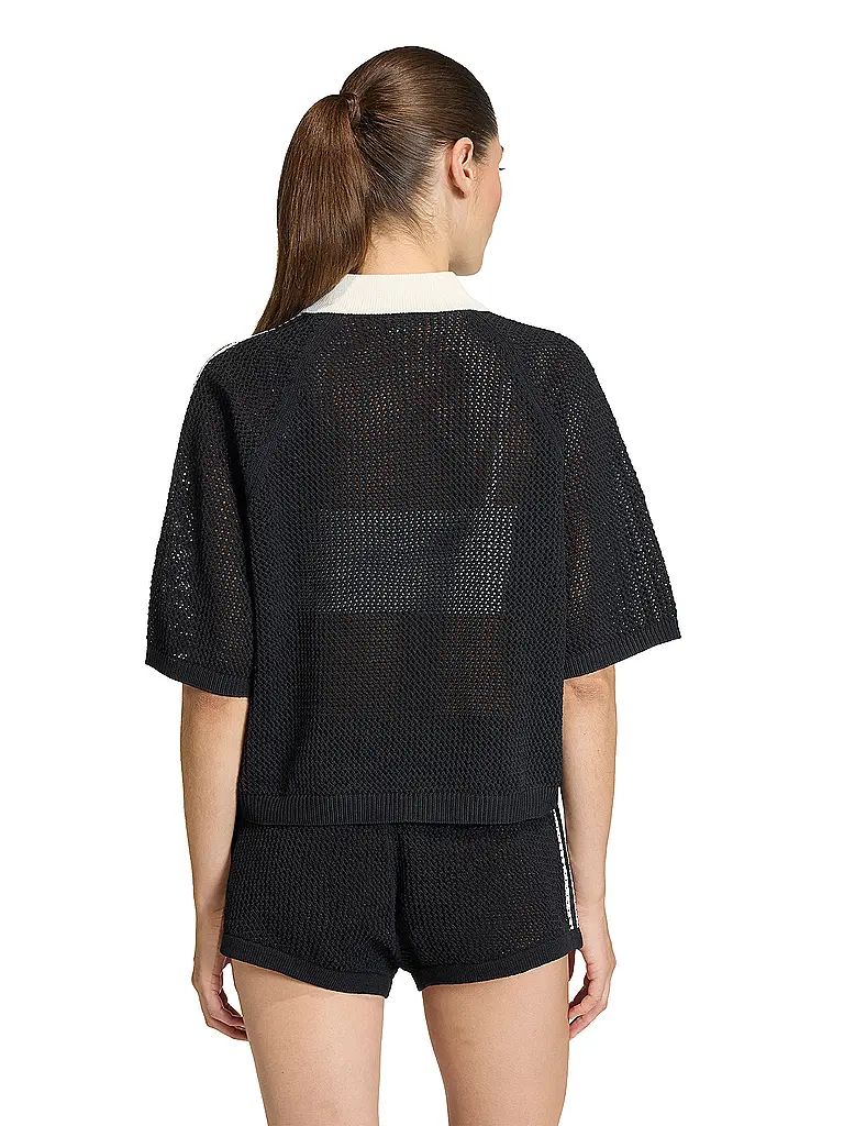 ADIDAS ORIGINALS | Poloshirt CROCHET | Noir
