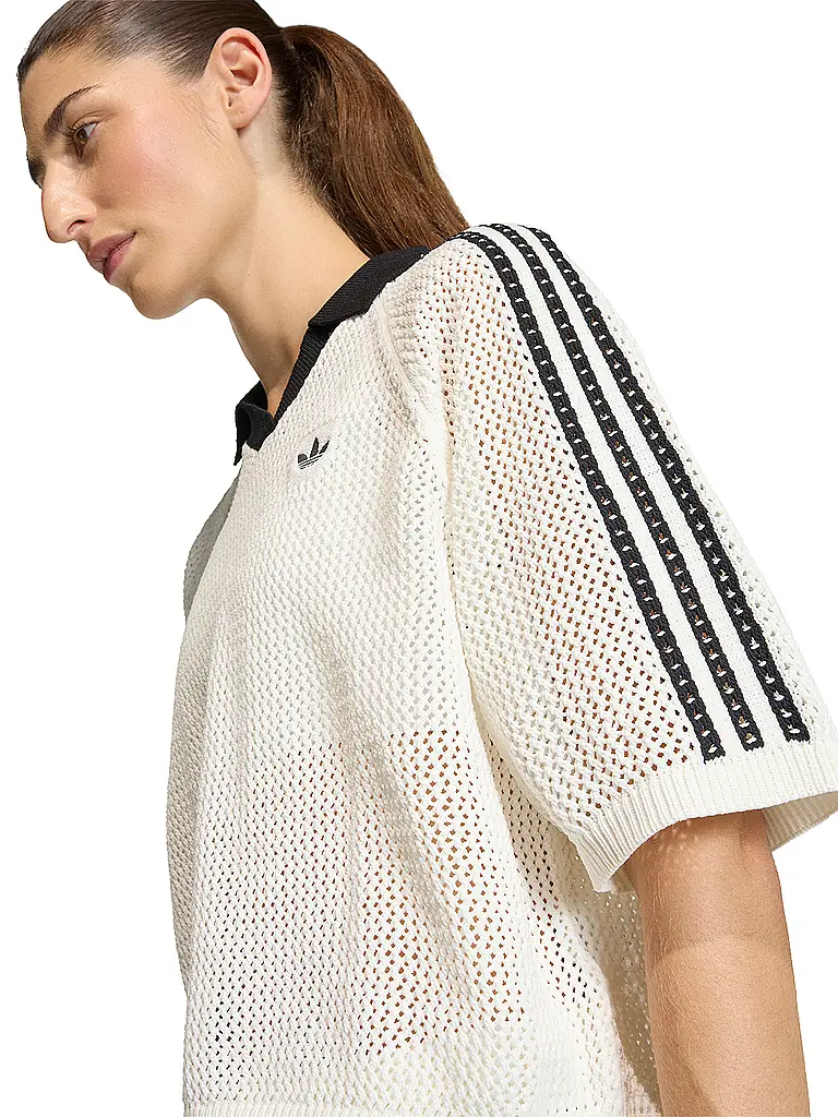 ADIDAS ORIGINALS | Poloshirt CROCHET | Blanc