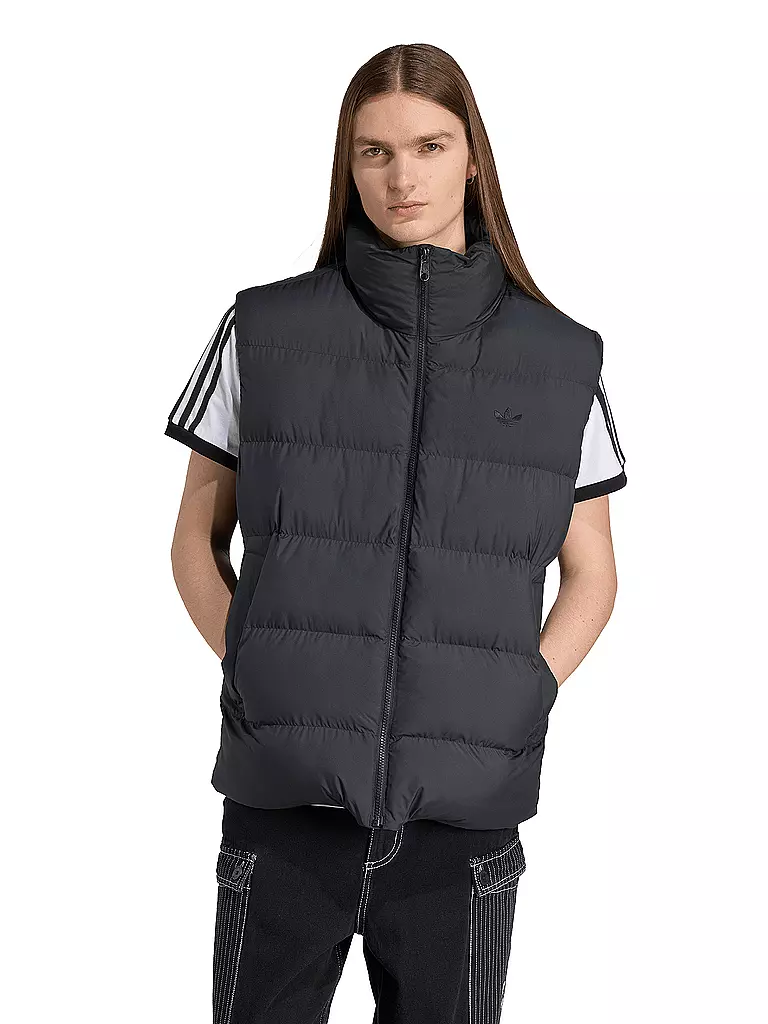 ADIDAS ORIGINALS | Steppgilet COMMERCIAL | schwarz