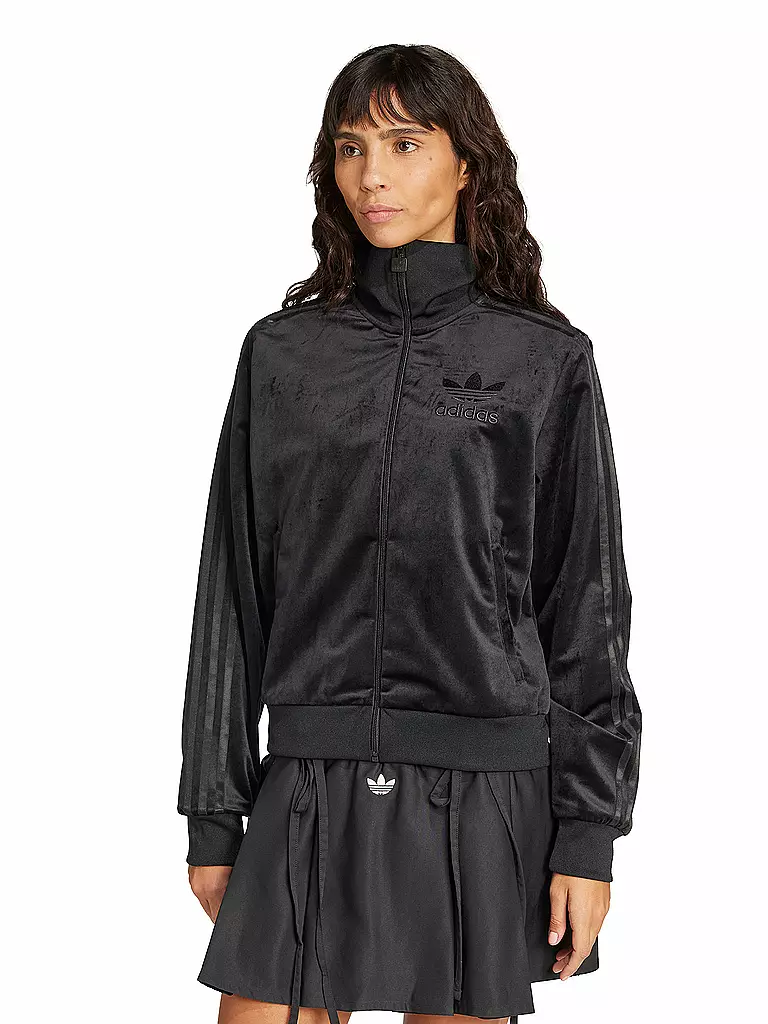 ADIDAS ORIGINALS | Sweat-shirt zippé VELVET TT | Noir