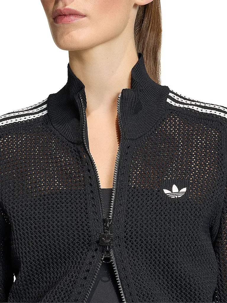 ADIDAS ORIGINALS | Sweatjacke CROCHET TT | Noir
