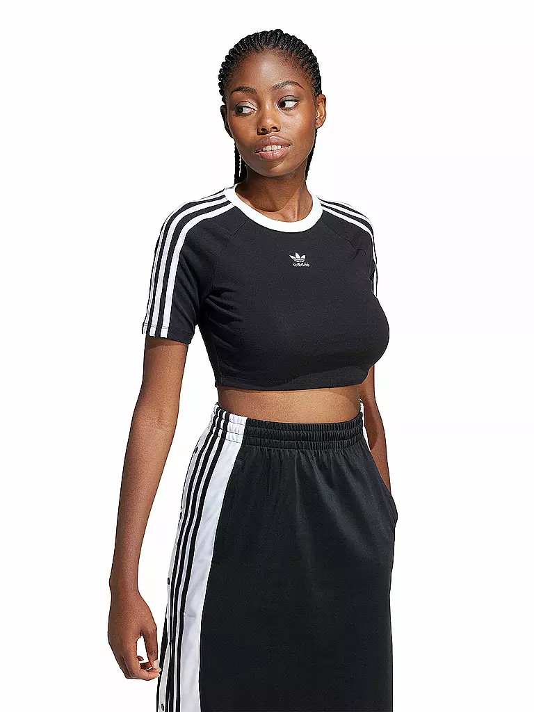 ADIDAS ORIGINALS | T-Shirt Coupe Courte 3 S BABY TEE | schwarz
